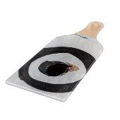 Zielreißen auf der Schneideplatte Schneidebrett (Ecke)