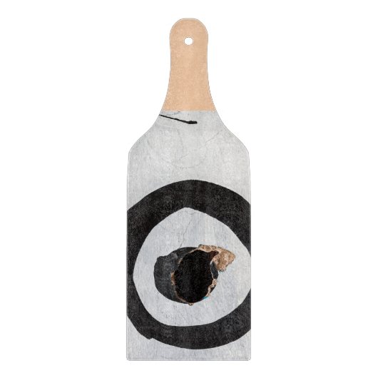 Zielreißen auf der Schneideplatte Schneidebrett (Vorderseite)