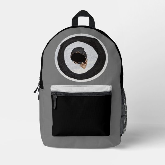 Zielreißen Bedruckter Rucksack (Vorderseite)