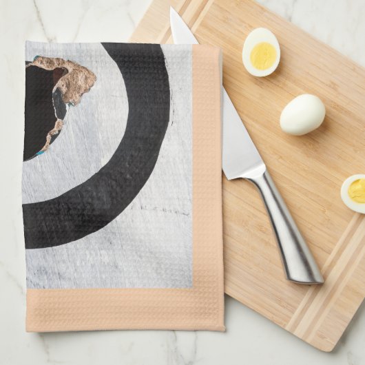 Zielreißen Geschirrtuch (Viertel Falte)