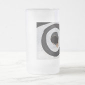 Zielreißen Mattglas Bierglas (Mittel)