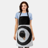 Zielreißen Schürze (Getragen)