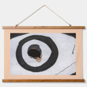 Zielreißen Wandteppich Mit Holzrahmen (Vorne)