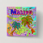 Zielschaltfläche für Malibu-Urlaub Button (Vorderseite)