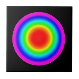Zielscheibe für Liebe – Pride-Kunst Fliese