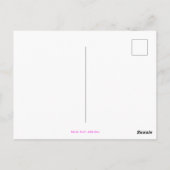 Zielscheibe für Liebe – Pride-Kunst  Postkarte (Rückseite)