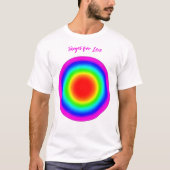 Zielscheibe für Liebe – Pride-Kunst T-Shirt (Vorderseite)
