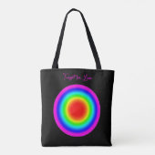 Zielscheibe für Liebe – Pride-Kunst Tasche (Rückseite)