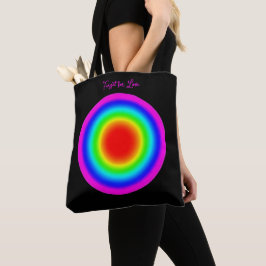 Zielscheibe für Liebe – Pride-Kunst Tasche