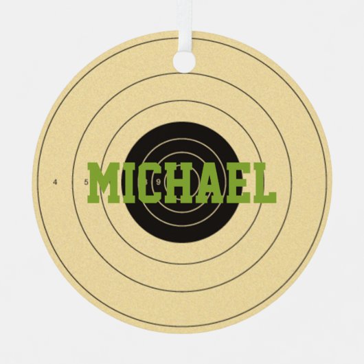 Zielscheibe für Personalisierte Ornamente (Vorderseite)