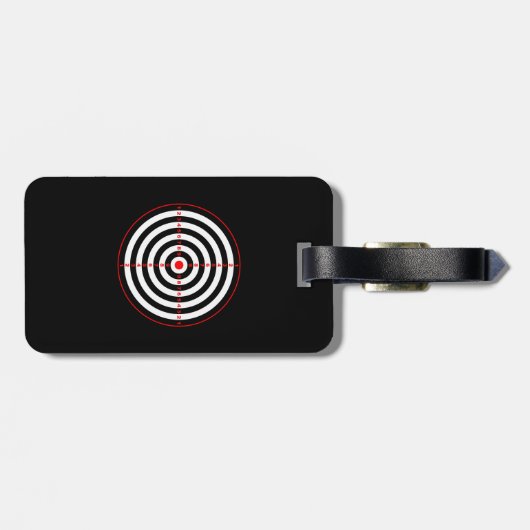 Zielscheibe Gepäckanhänger (Rückseite horizontal)