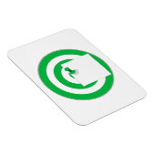 Zielscheibe mit Notizzettel Magnet (Rechte Seite)