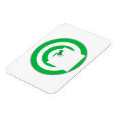 Zielscheibe mit Notizzettel Magnet (Linke Seite)