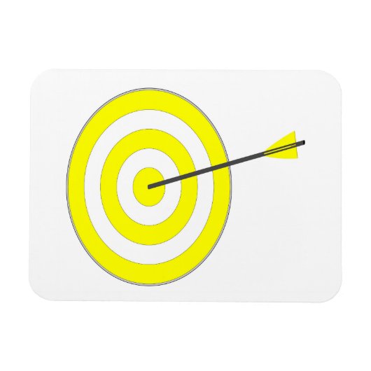 Zielscheibe mit Pfeil Magnet (Horizontal)