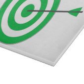 Zielscheibe mit Pfeil Schneidebrett (Ecke)