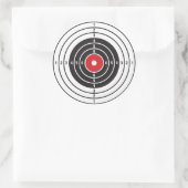 Zielscheibe Runder Aufkleber (Tasche)