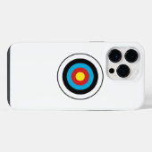 Zielscheiben-Design iPhone Hülle (Rückseite (Horizontal))