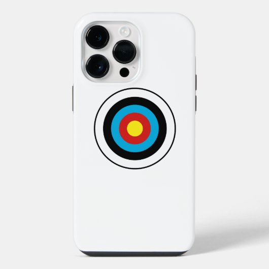 Zielscheiben-Design iPhone Hülle (Rückseite)