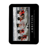 Zielsetzung: Inspiration Zitat Magnet (Vertikal)