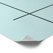 Zielsetzungsplakat Poster (Ecke)