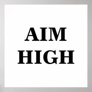 Zielstrebig Minimalistisches Poster