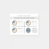 Zielstundenfokus-Set Post-it Klebezettel (Vorderseite)