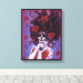 Zieltag des toten Plakatdrucks von Renee Leinwanddruck (Insitu (Holzboden))