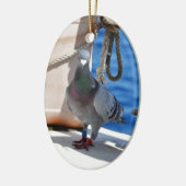 Zieltaube Keramik Ornament (Links)