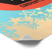 Zielthermometer Verkaufskarte der Mitarbeiter Poster (Ecke)