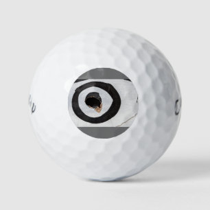 Zieltränen auf Golfbälle