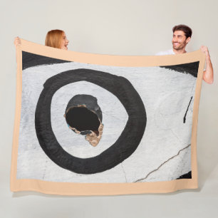 Zieltränen aus Fleecedecke