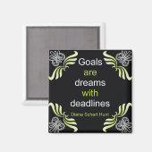 Zielvorgabe Magnet (Vorderseite/Rückseite)