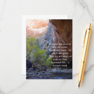 Zielvorgaben Inspiration Begleitkarte