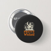 Ziemlich böse Halloween Spukhaus_1 Button (Vorne & Hinten)