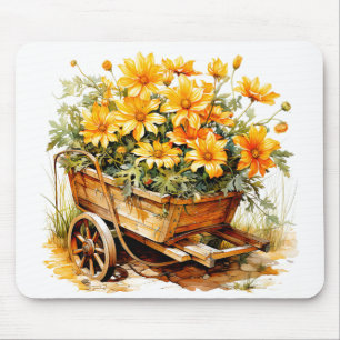 Ziemlich frische Blumen Mousepad