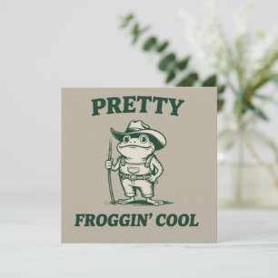 Ziemlich Froggin Cooler Frosch Kröten Meme Liebhab Einladung