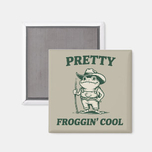 Ziemlich Froggin Cooler Frosch Kröten Meme Liebhab Magnet