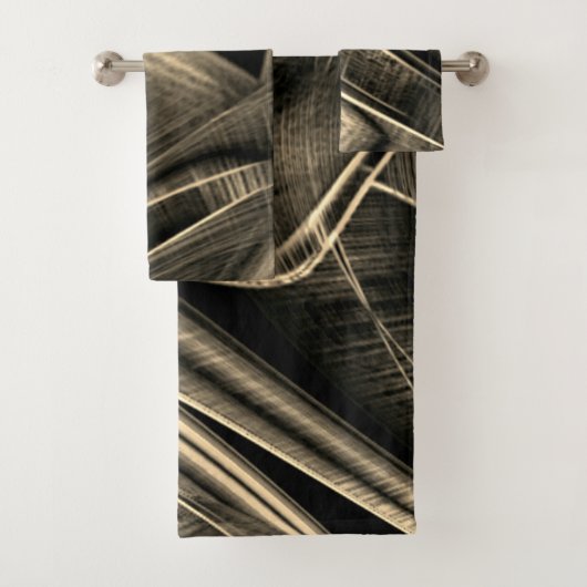 Ziemlich gekrönt aussehend wie gebrannter Kiefer m Badhandtuch Set (Insitu)