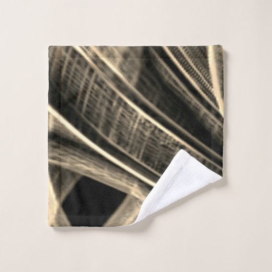 Ziemlich gekrönt aussehend wie gebrannter Kiefer m Badhandtuch Set (Waschlappen)