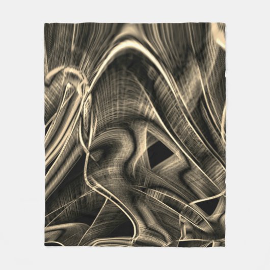 Ziemlich gekrönt aussehend wie gebrannter Kiefer m Fleecedecke (Vorderseite)