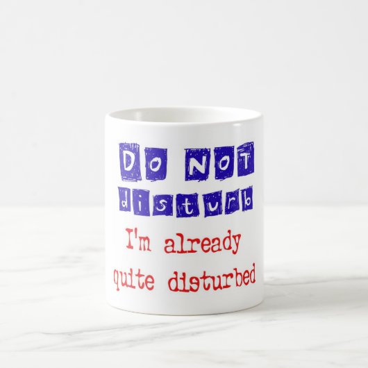 ziemlich gestört kaffeetasse (Mittel)