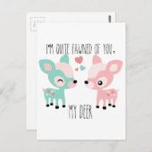 Ziemlich hungrig von dir postkarte (Vorne/Hinten)