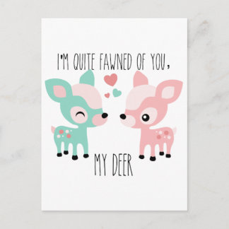 Ziemlich hungrig von dir postkarte