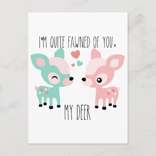 Ziemlich hungrig von dir postkarte (Vorderseite)