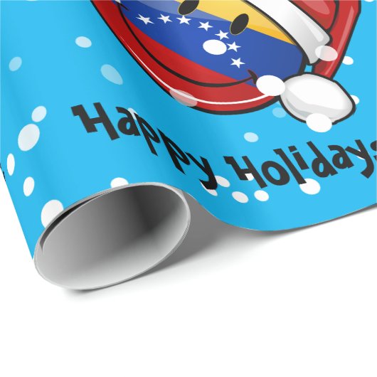 Ziemlich lächelndes venezolanisches geschenkpapier (Rolleneckpunkt)