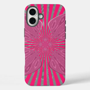 Ziemlich lebendiges Rosa Schönes erstaunliches kan iPhone 16 Plus Hülle