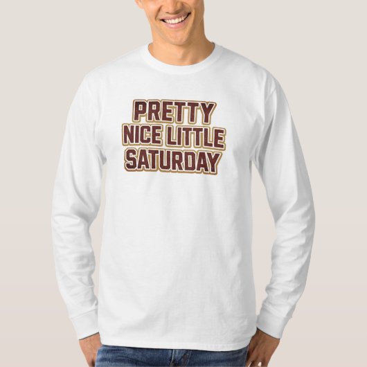 Ziemlich Nice Little Saturday Retro T-Shirt (Vorderseite)