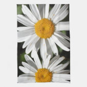 Ziemlich reine weiße Gänseblümchen-Blüten Küchentuch (Vertikal)