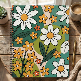 Ziemlich süße floral zurück zur Schule Kinder Notizblock