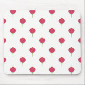 Ziemlich üppige rosa Tulpen-Mauspads mit Muster Mousepad (Vorne)